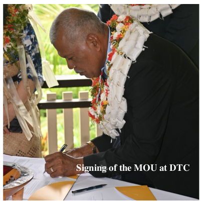 Davuilevu Theological College & University of Otago Sign Historic MOU